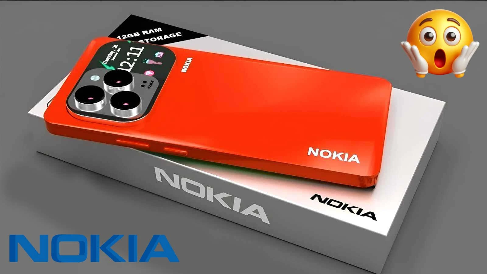 Latest Nokia 5G mobile with 133MP Camera and 7700mAh Battery for International Summit 